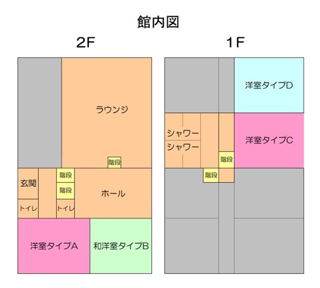 カフェロッジ Touch Wood Biei Szoba fotó